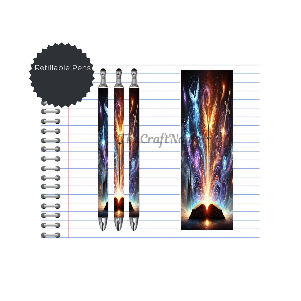 Refillable Pens, Once Upon a Pen – Book Lover Writing Pen. Multiple options and Images available TheCraftNook