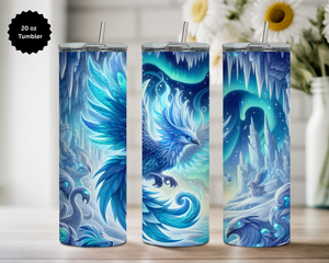 Phoenix 20 oz Stainless Steel Tumbler - Rise & Shine Collection TheCraftNook