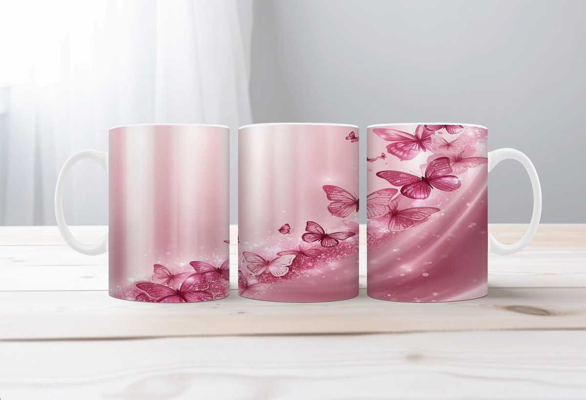 Butterfly Mugs. Two Sizes and Multiple images to choose from. TheCraftNook