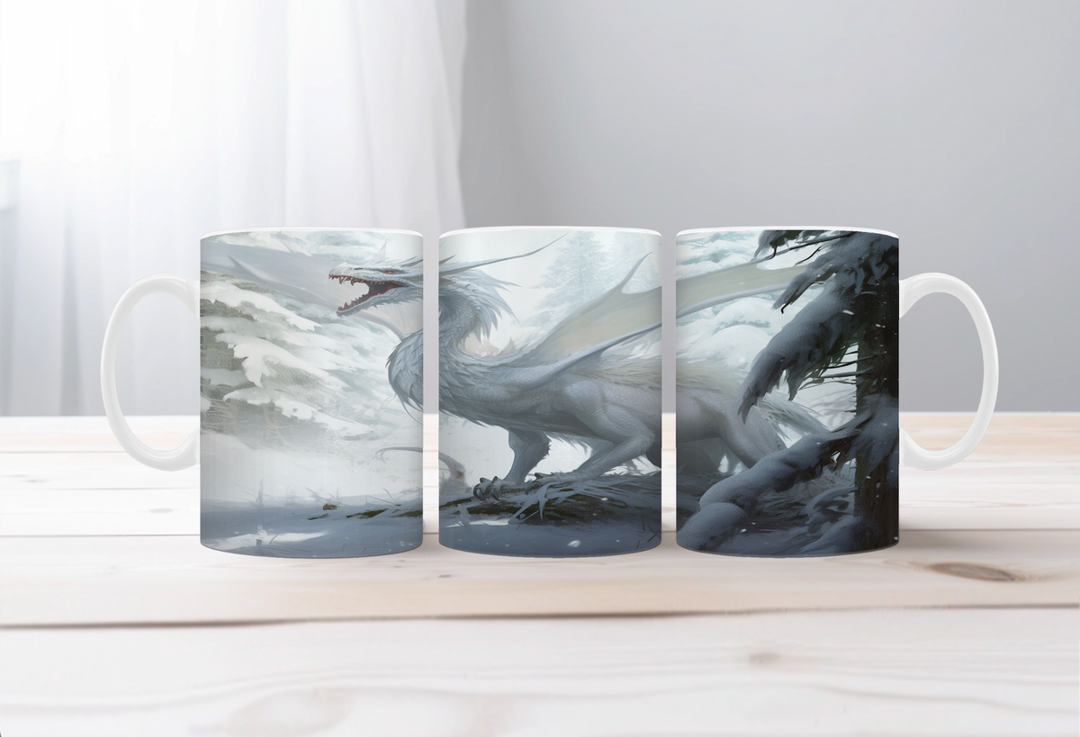 Majestic Dragon Scales Coffee Mug TheCraftNook
