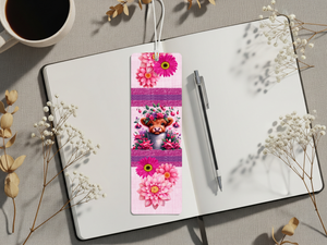 Aluminum Metal Bookmarks, Highland Cow Images For readers who prefer their page‑holders with bangs and horns TheCraftNook