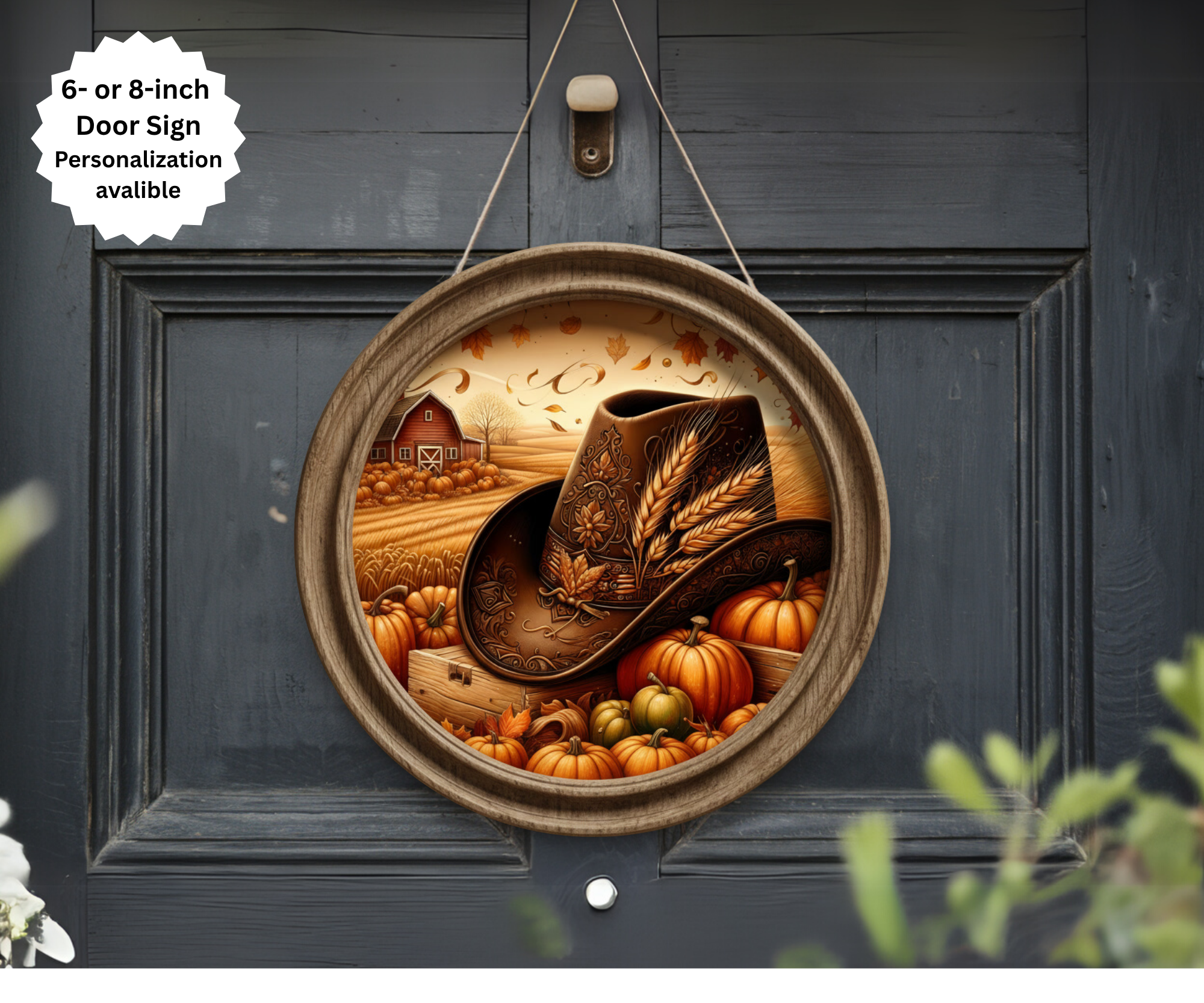 Handmade Fall Door Signs