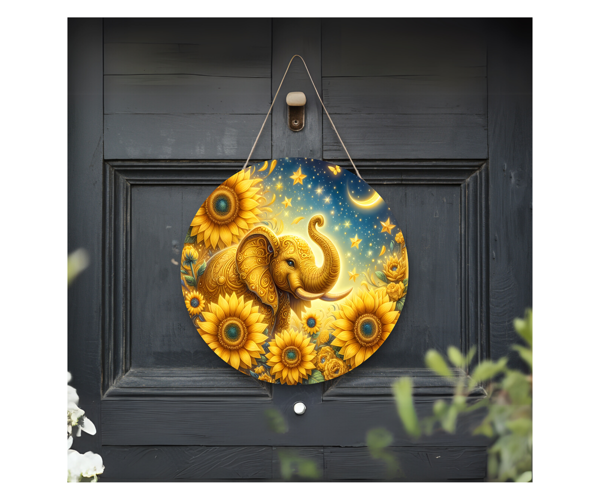 Good Vibes, Good Luck Elephant Sign TheCraftNook