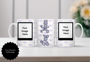 Mother's Day Mugs Human and Fur. TheCraftNook