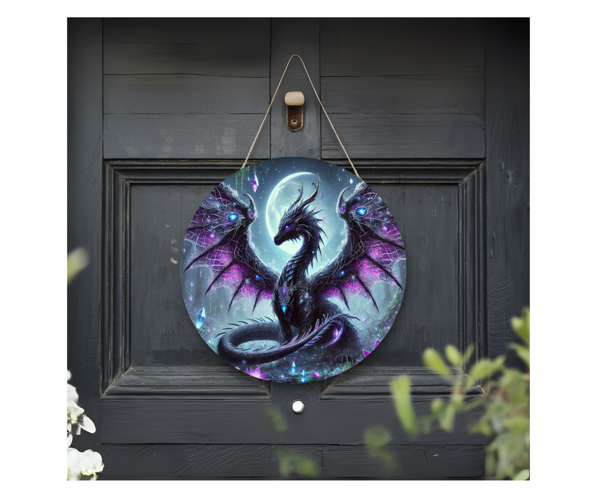 Enter the Dragon’s Lair Welcome Sign TheCraftNook