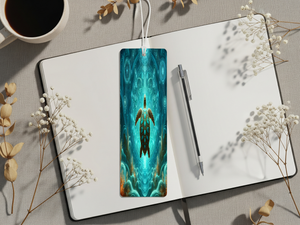 Aluminum Metal Bookmarks, Sea Turtle Images Bring a splash of the sea to every page TheCraftNook