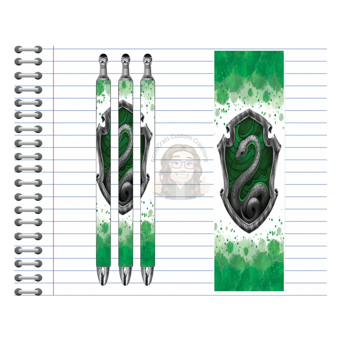 Refillable Pens, Wizard Images. Write with a little magic! ✨🪄Multiple options and Images available. TheCraftNook