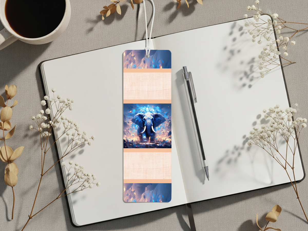 Aluminum Metal Bookmarks, Elephant Images TheCraftNook
