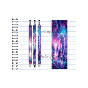 Refillable Pens, Unicorn Images multiple options and Images available. TheCraftNook