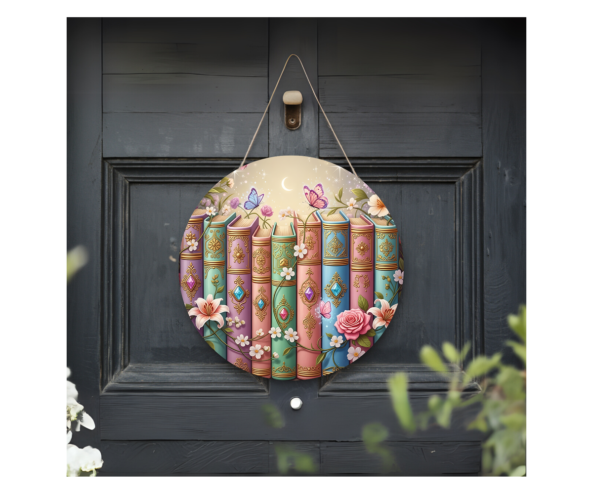 Book Nook Door Signs TheCraftNook
