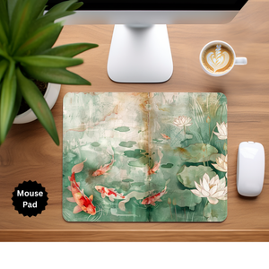 Koi Fish Mouse Pad TheCraftNook