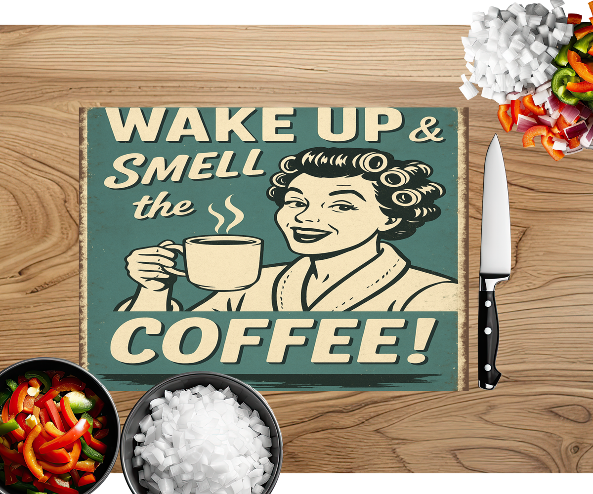 Brew‑tiful Morning Coffee Cutting Board TheCraftNook
