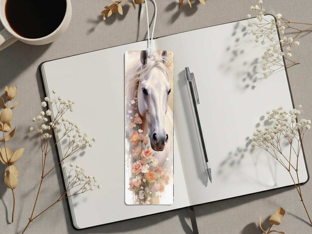 Aluminum Metal Bookmarks, Horse Images TheCraftNook