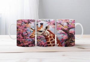 Tall Sips Giraffe Coffee Mugs, two size options. TheCraftNook