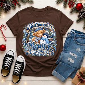 Blue Mooey Christmas TS TheCraftNook