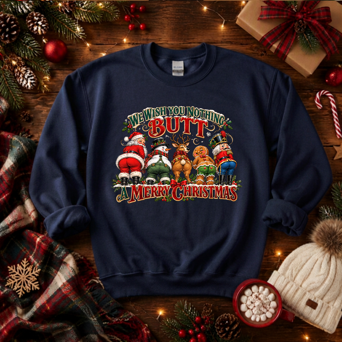 nothing BUTT Sweatshirt TheCraftNook
