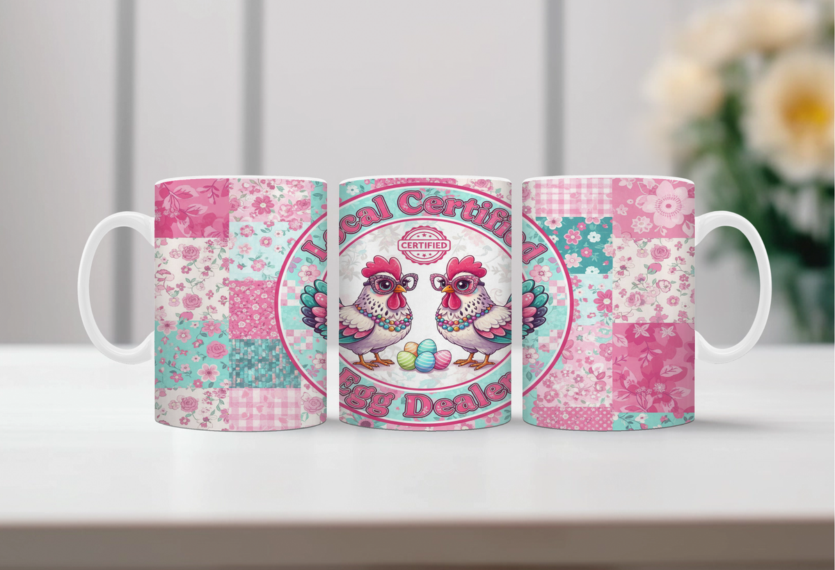 Country Coop Chicken Mug TheCraftNook