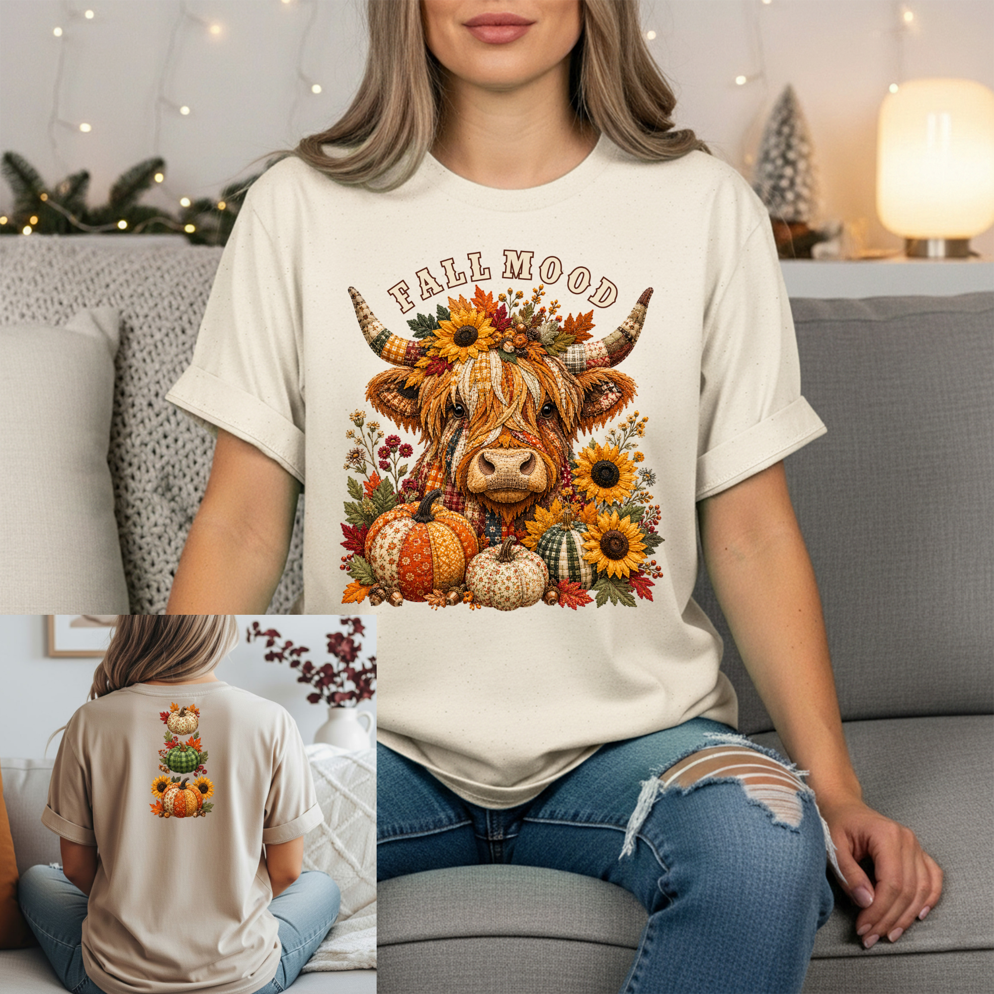 Fall Mood Tee – Front & Back Graphics