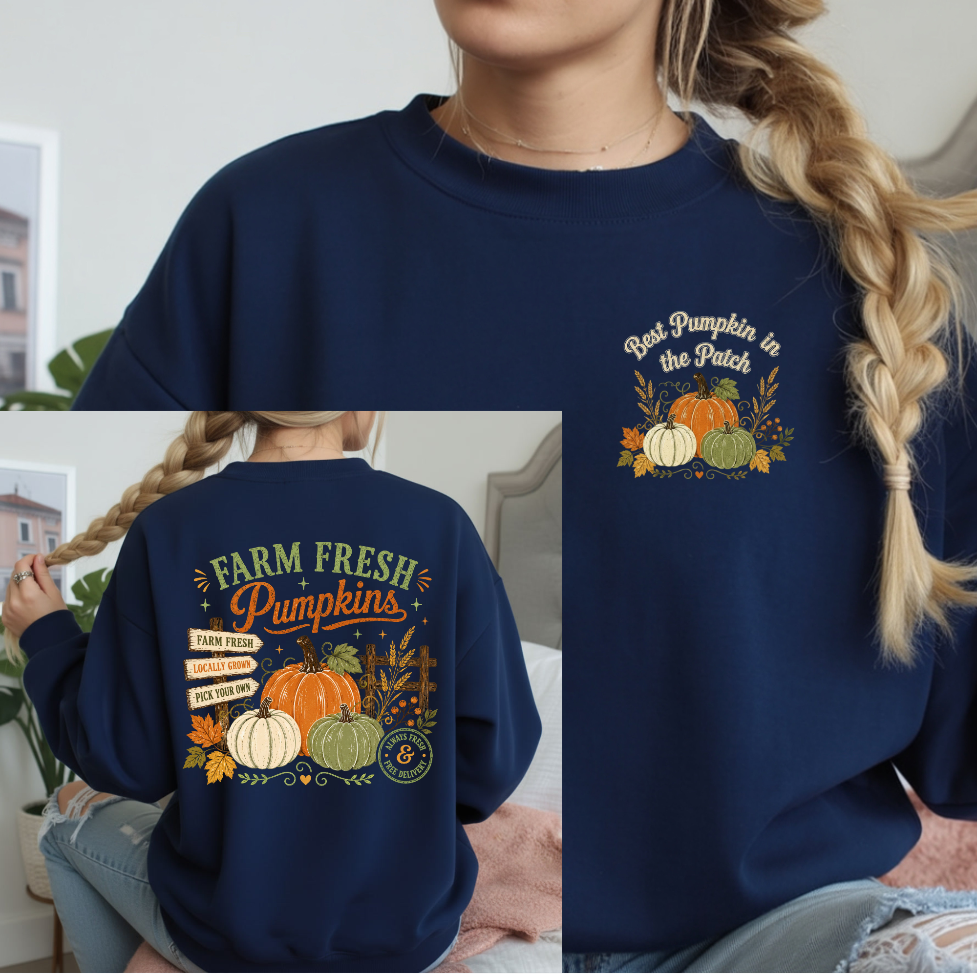 Farm Fresh Pumpkins Sweatshirt