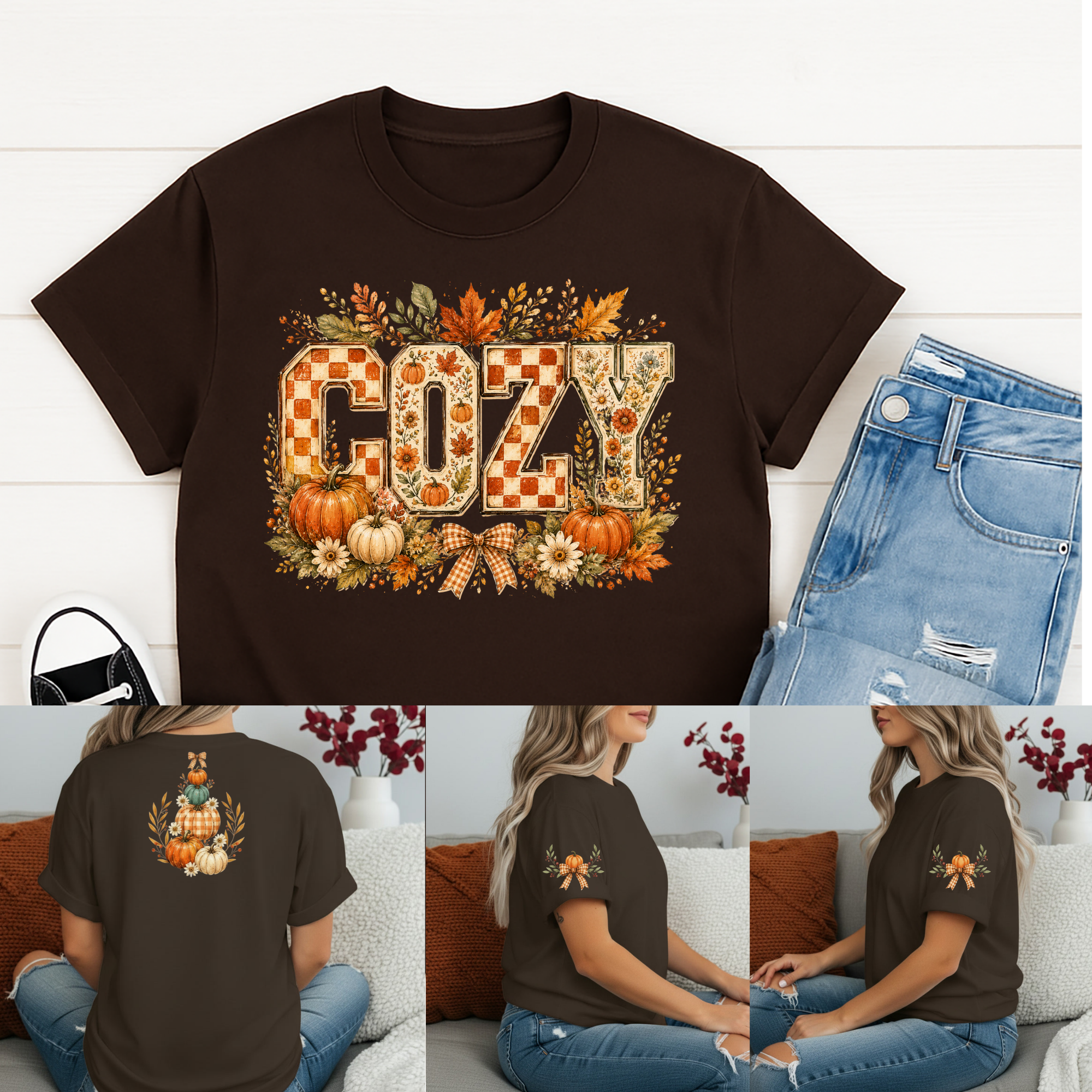 Cozy 360 Tee – All-Over Graphic T-Shirt