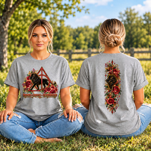 Lion House DH T-Shirt Front and Back Graphics TheCraftNook