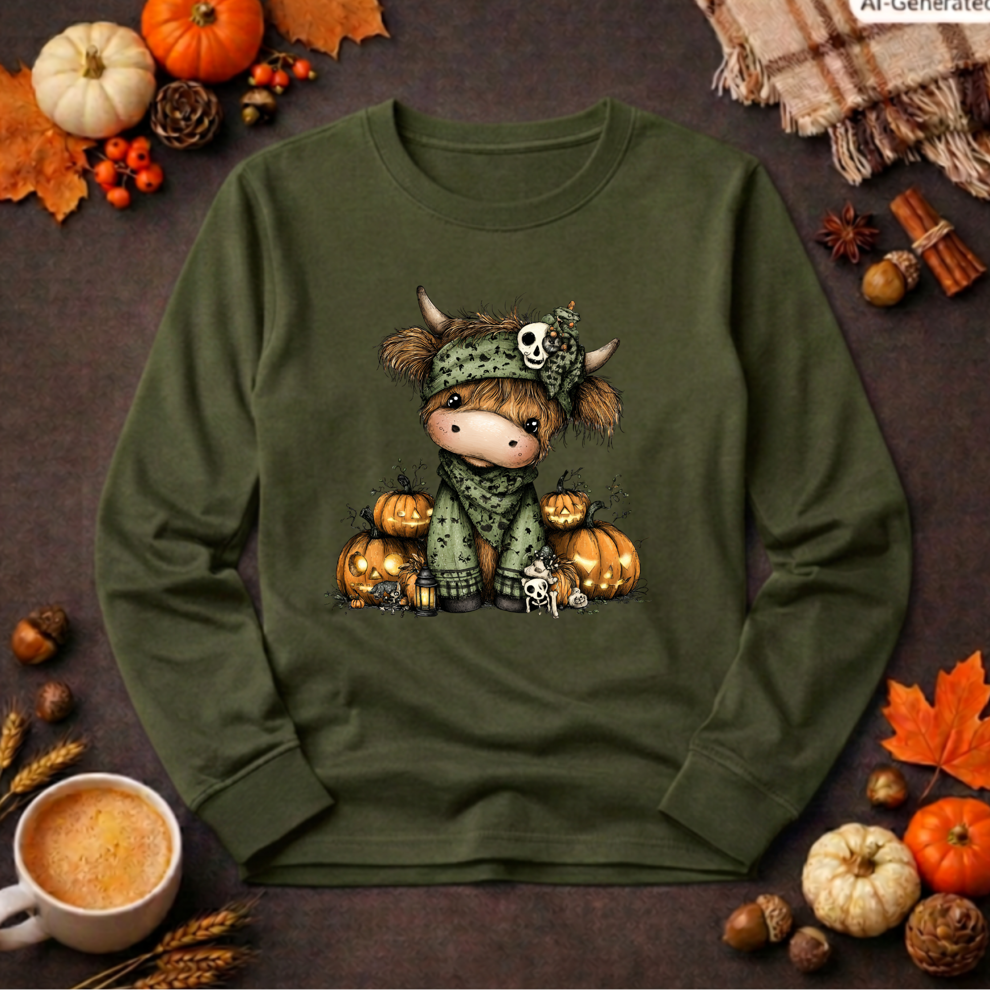 Highland Halloween Long Sleeve Tee