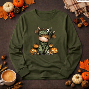 Highland Halloween Long Sleeve T-Shirt TheCraftNook
