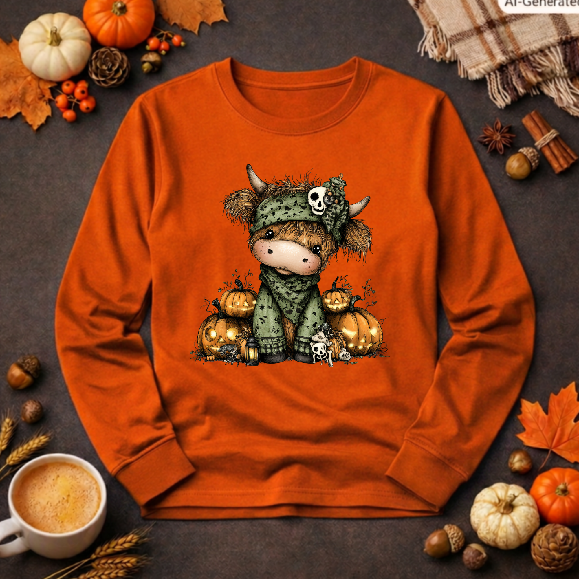 Highland Halloween Long Sleeve Tee