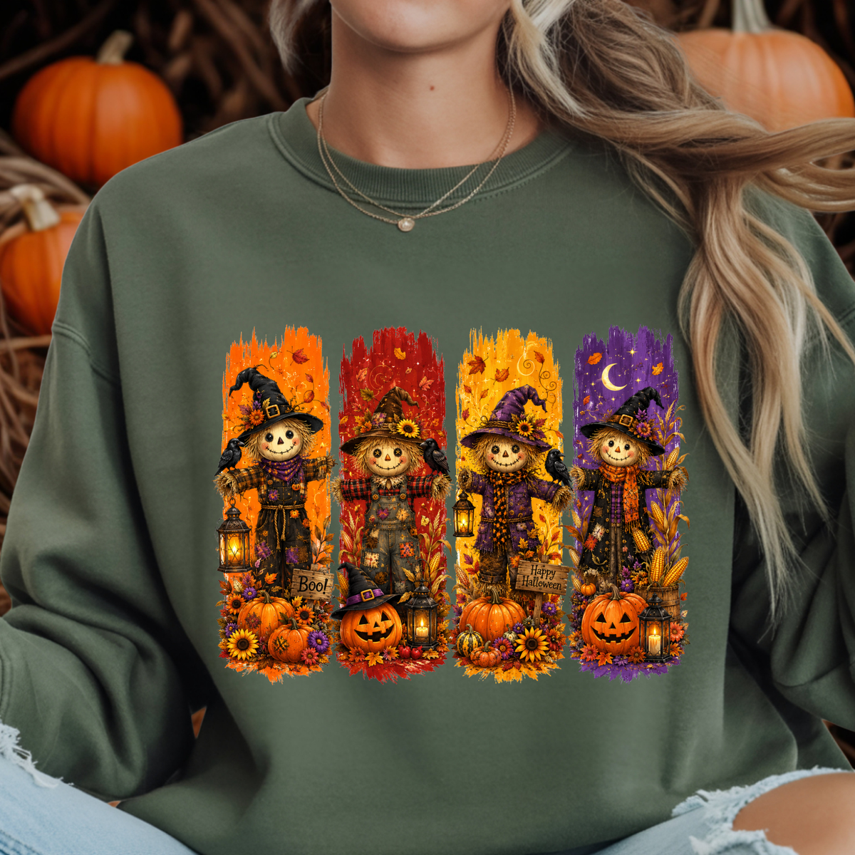 Crow Crew Sweatshirt – Halloween Fleece Crewneck TheCraftNook