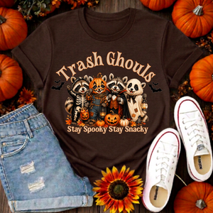 Trash Ghouls T-Shirt – Funny Halloween Graphic T-Shirt TheCraftNook