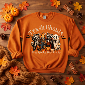 Trash Ghouls Sweatshirt – Funny Halloween Graphic Crewneck TheCraftNook