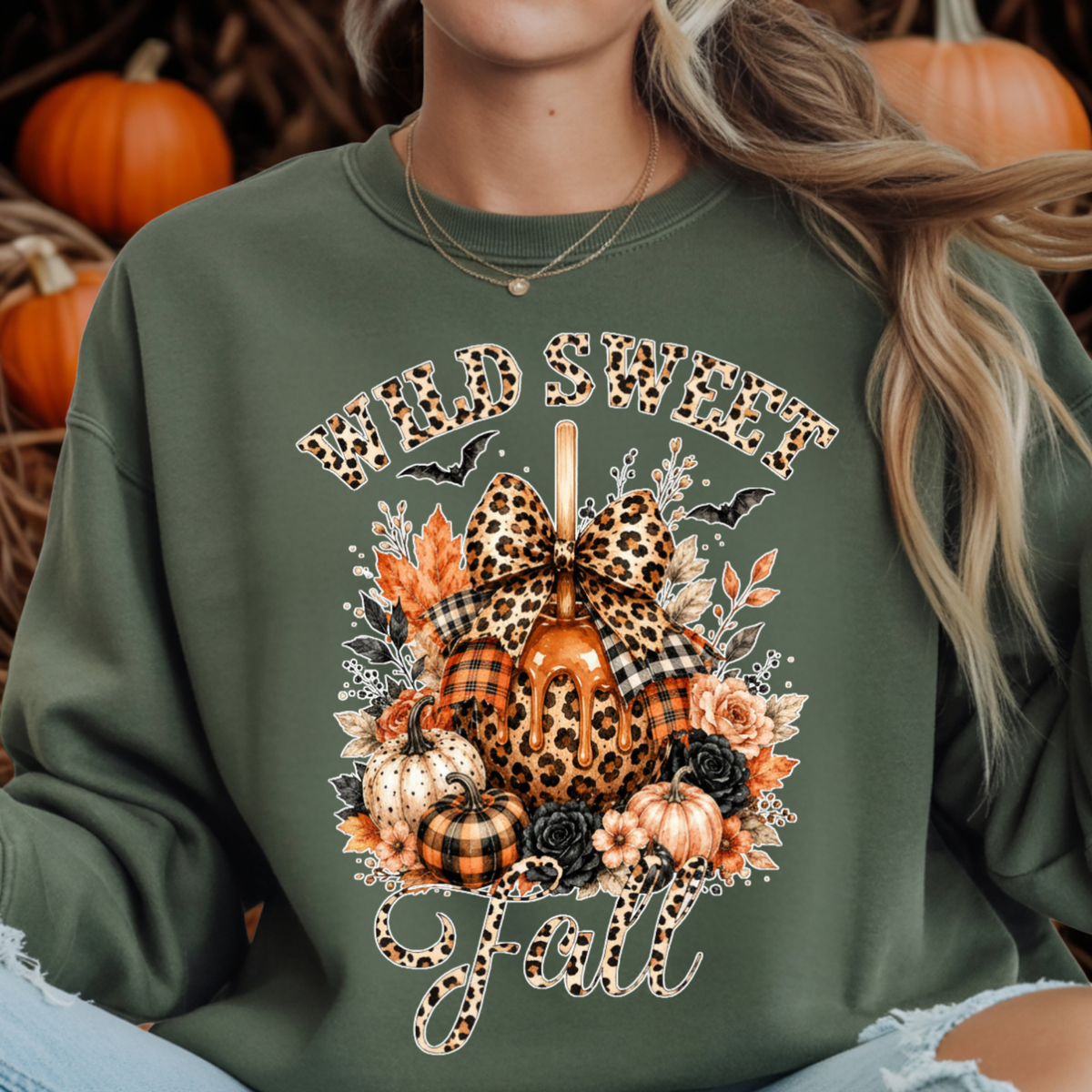 Wild Sweet Fall Sweatshirt | Halloween Cottagecore Crewneck TheCraftNook