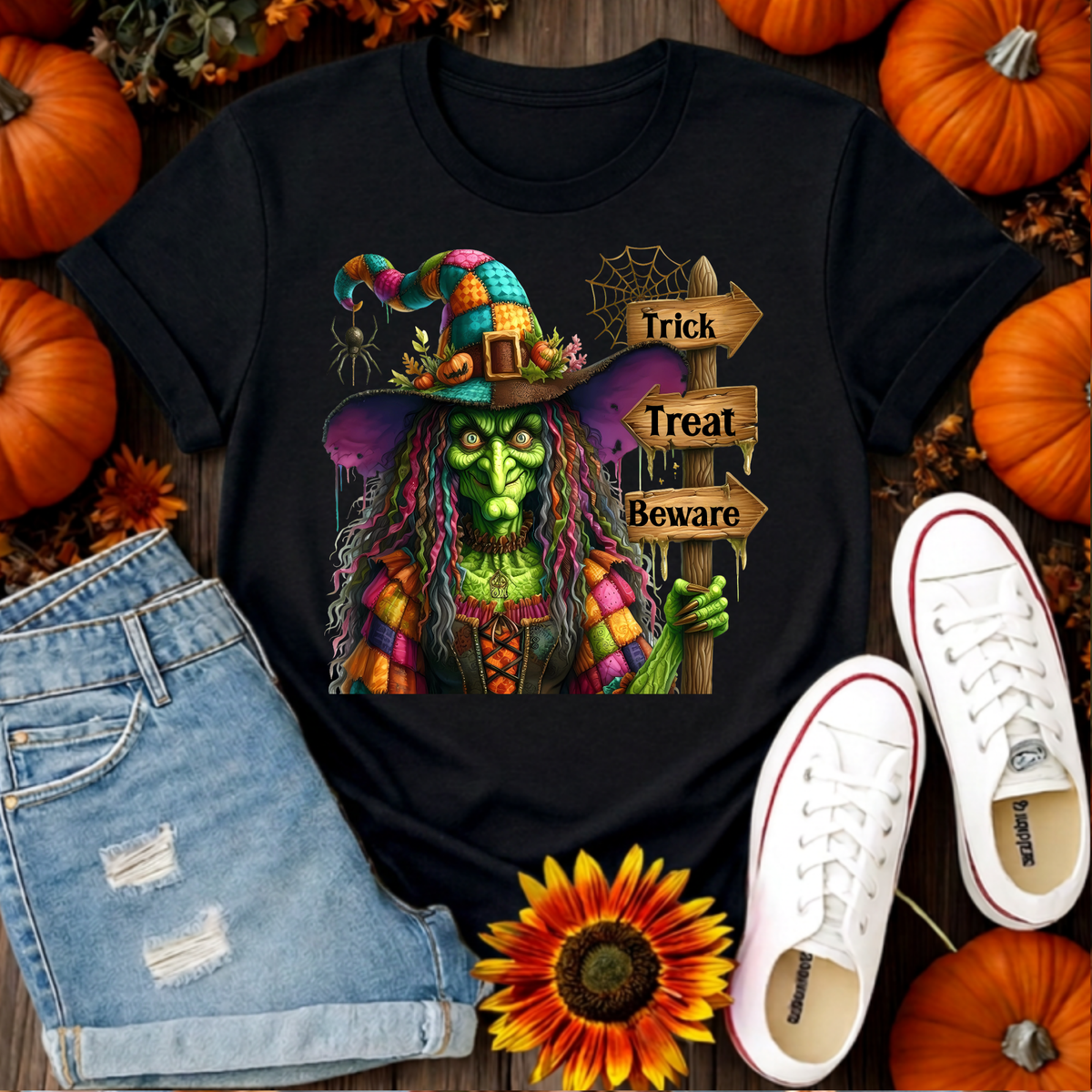 Trick Treat Beware T-Shirt TheCraftNook