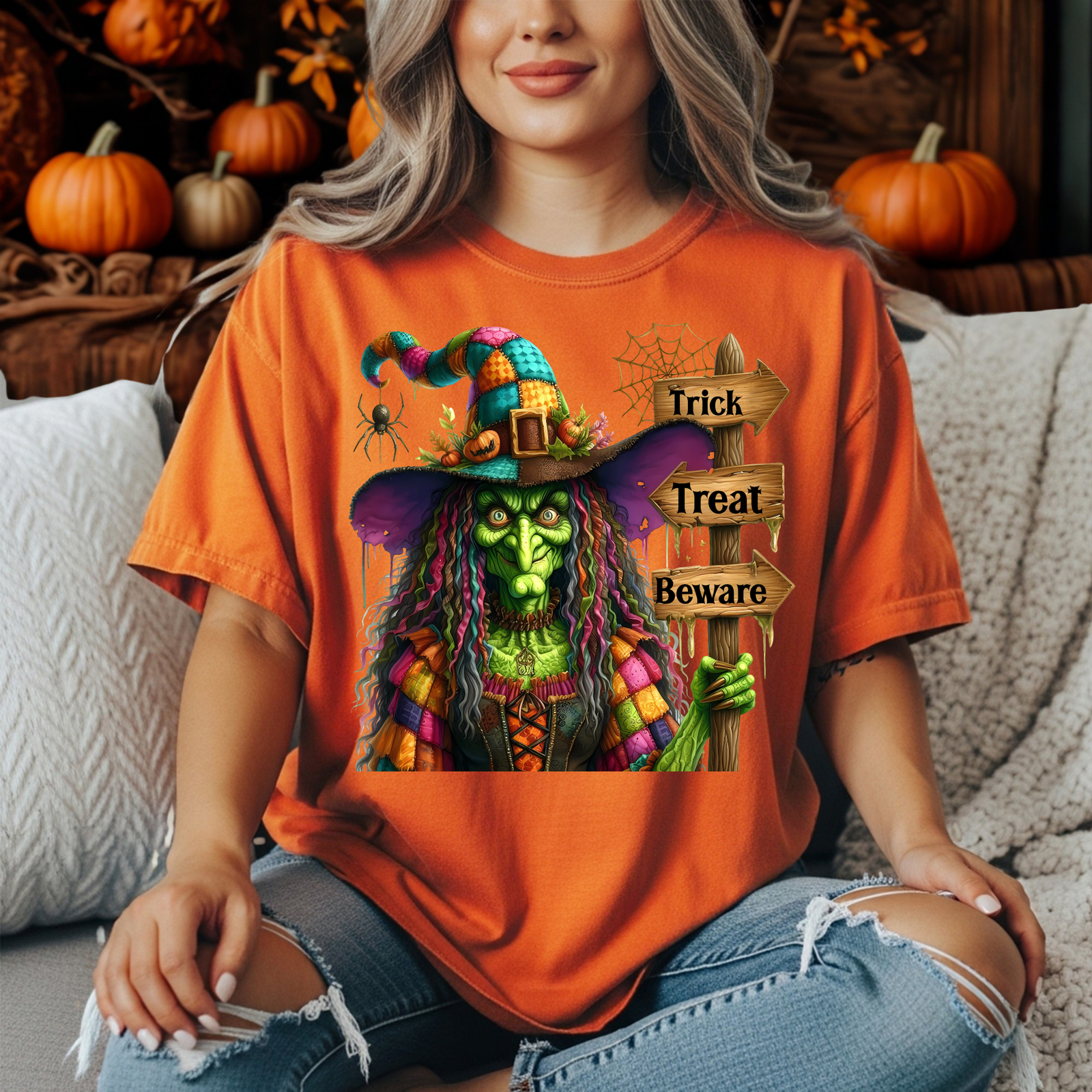 Trick Treat Beware T-Shirt TheCraftNook