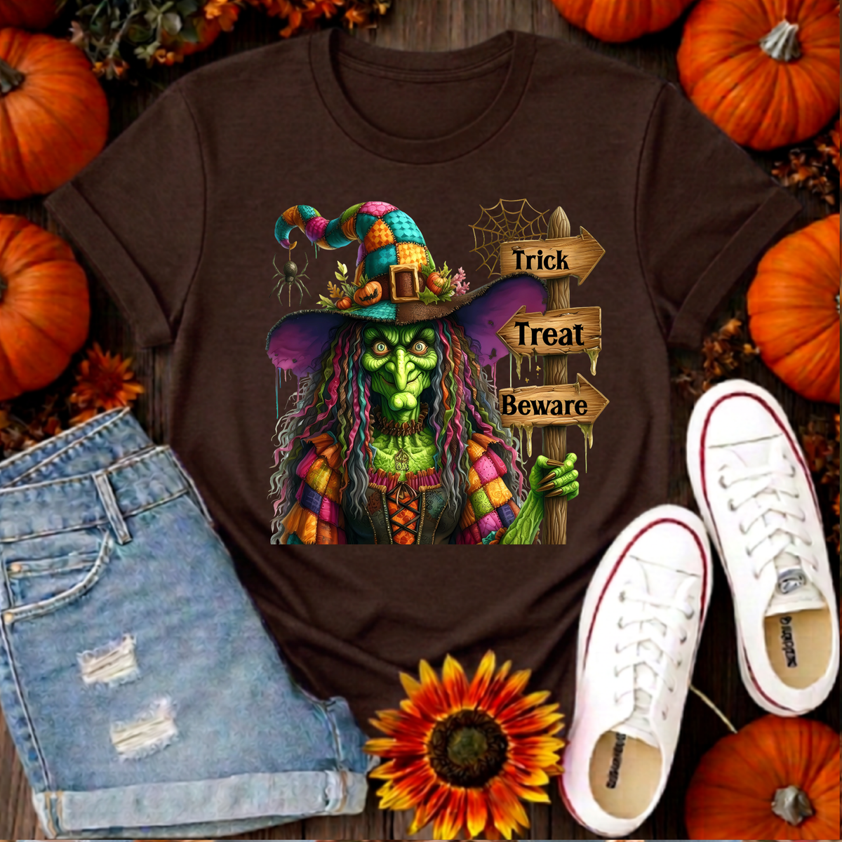 Trick Treat Beware T-Shirt TheCraftNook