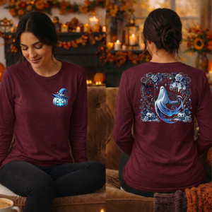 Gothic Bloom Long Sleeve Tee TheCraftNook