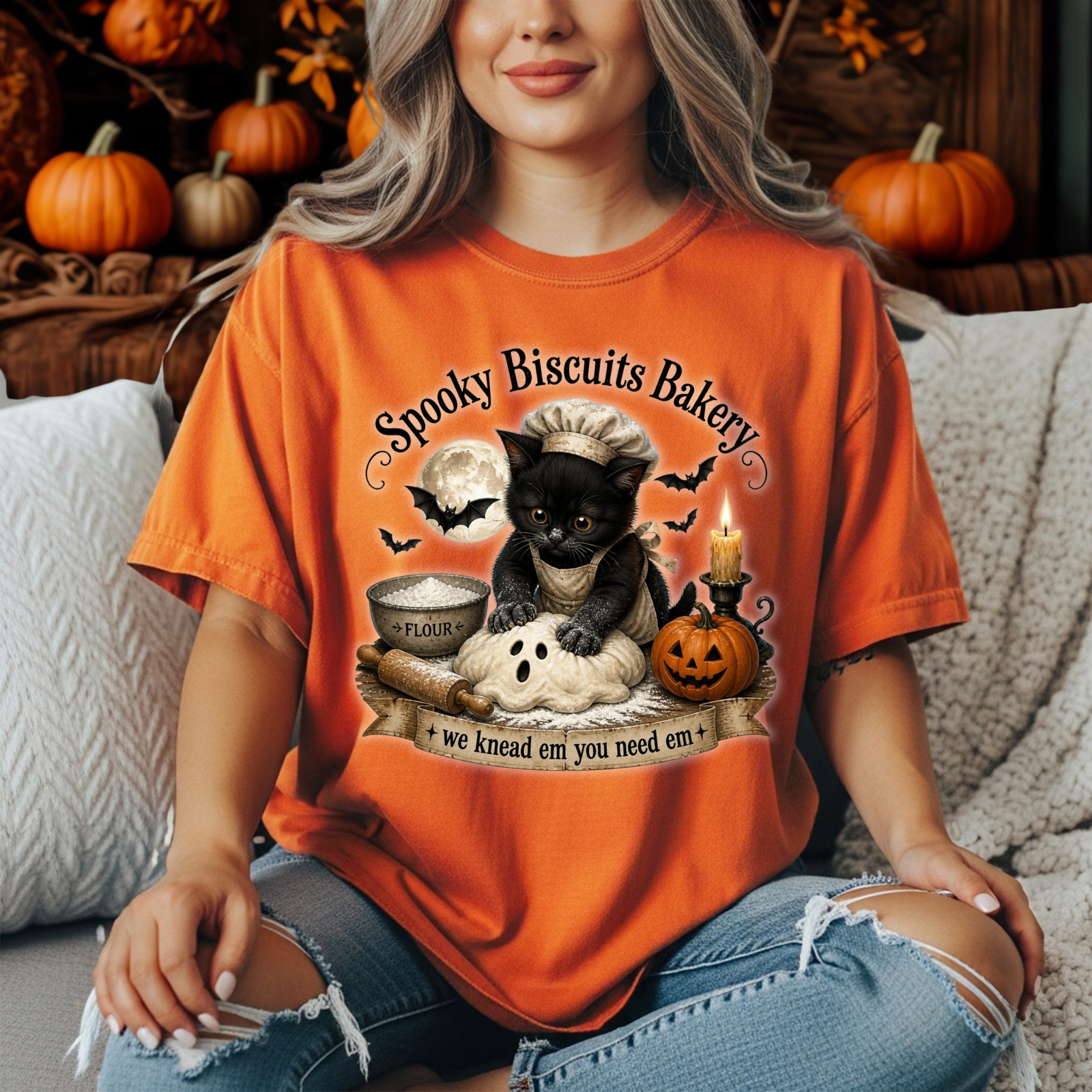 Spooky Biscuits T-Shirt TheCraftNook