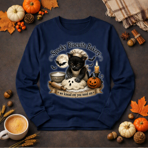 Spooky Biscuits Long Sleeve Tee TheCraftNook