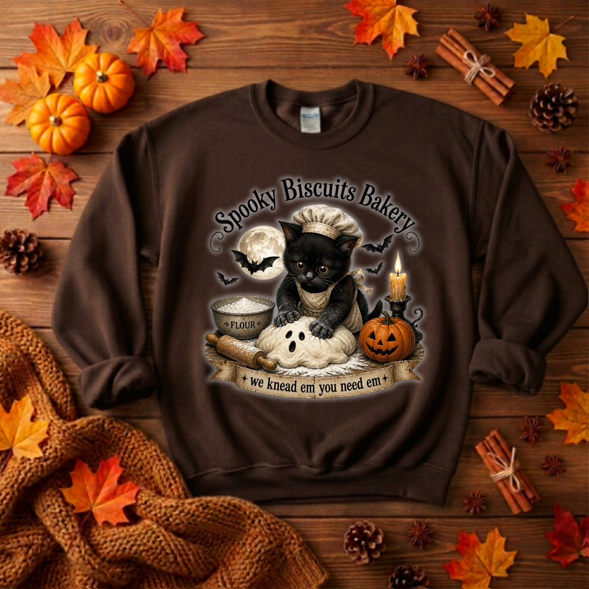 Spooky Biscuit's Sweatshirt TheCraftNook