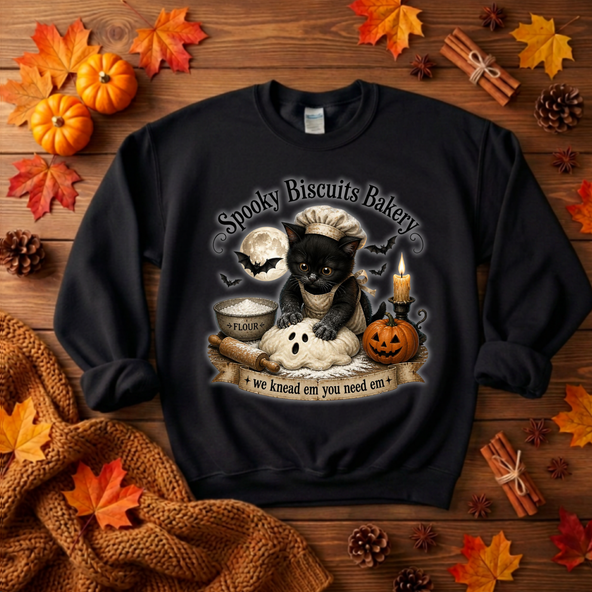 Spooky Biscuit's Sweatshirt TheCraftNook