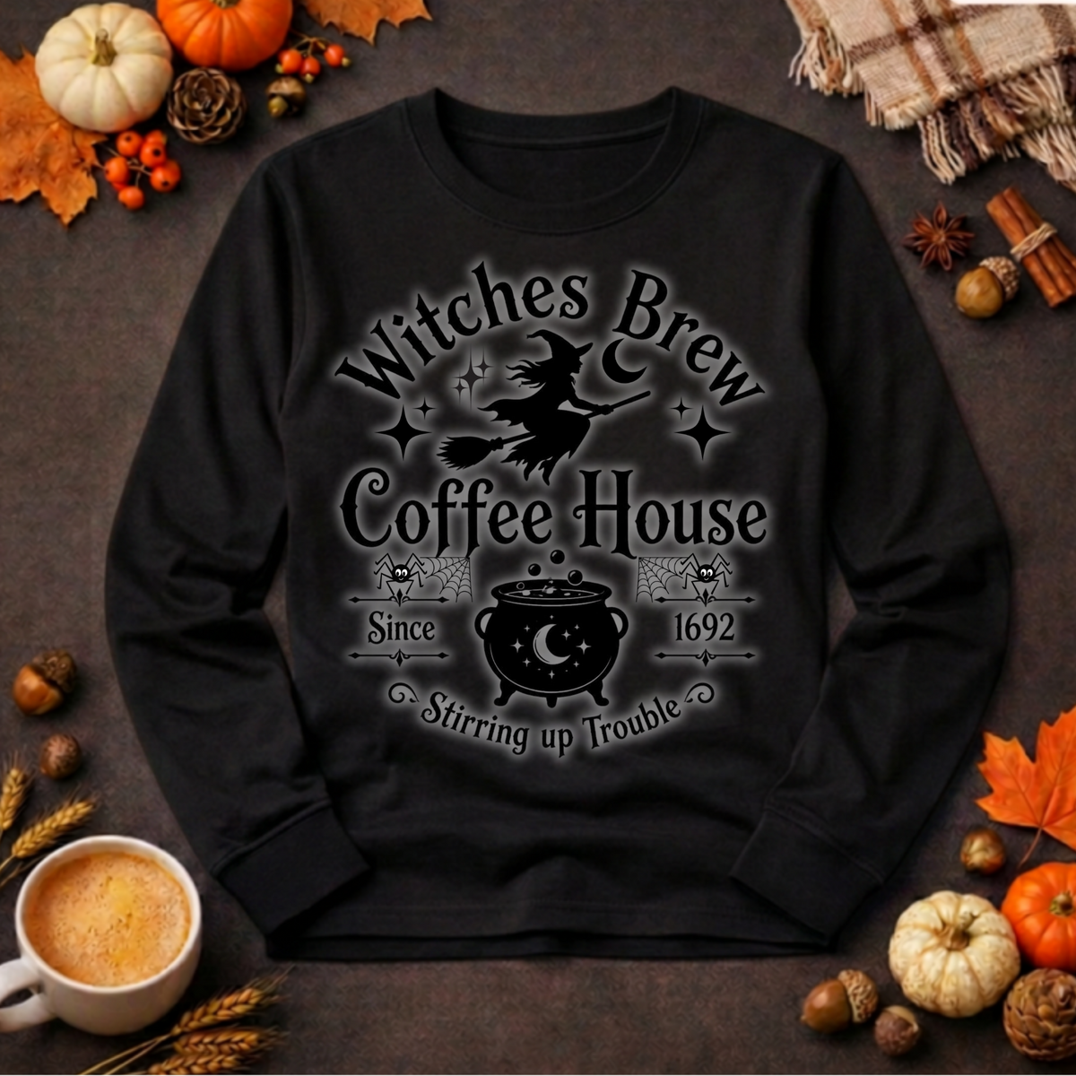 Witches Brew Long Sleeve Tee TheCraftNook