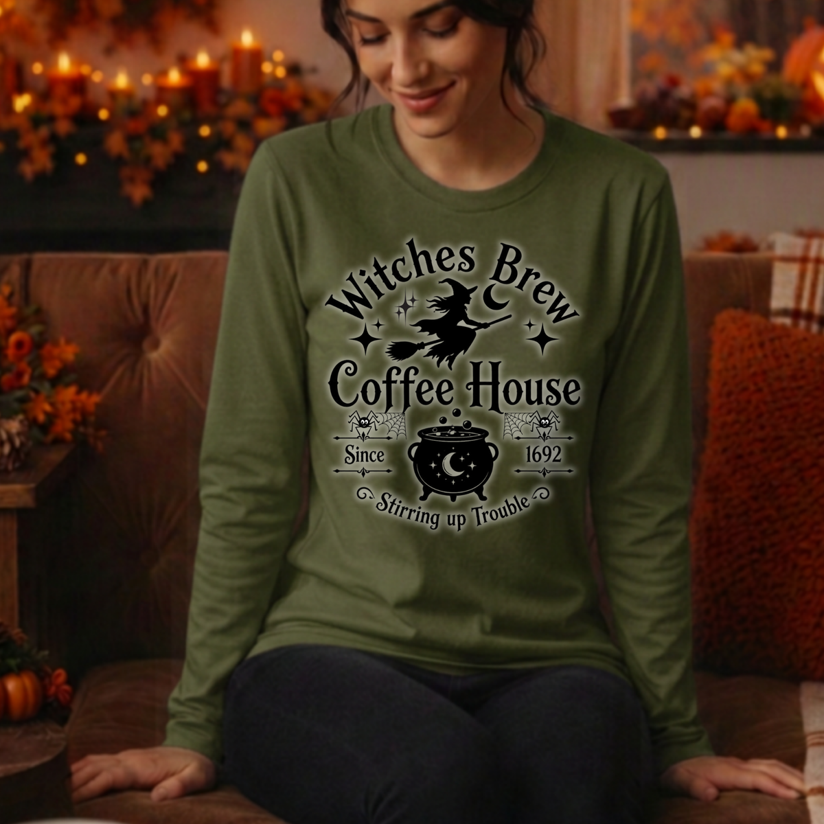 Witches Brew Long Sleeve Tee TheCraftNook