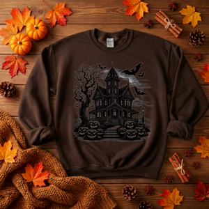 Halloween Sweatshirt | Cozy Cottagecore Graphic Crewneck TheCraftNook
