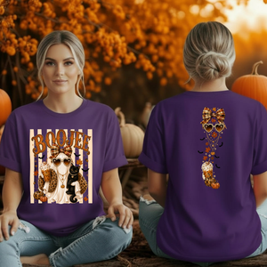 Boojee Ghost Cat T-Shirt – Front & Back Graphics TheCraftNook