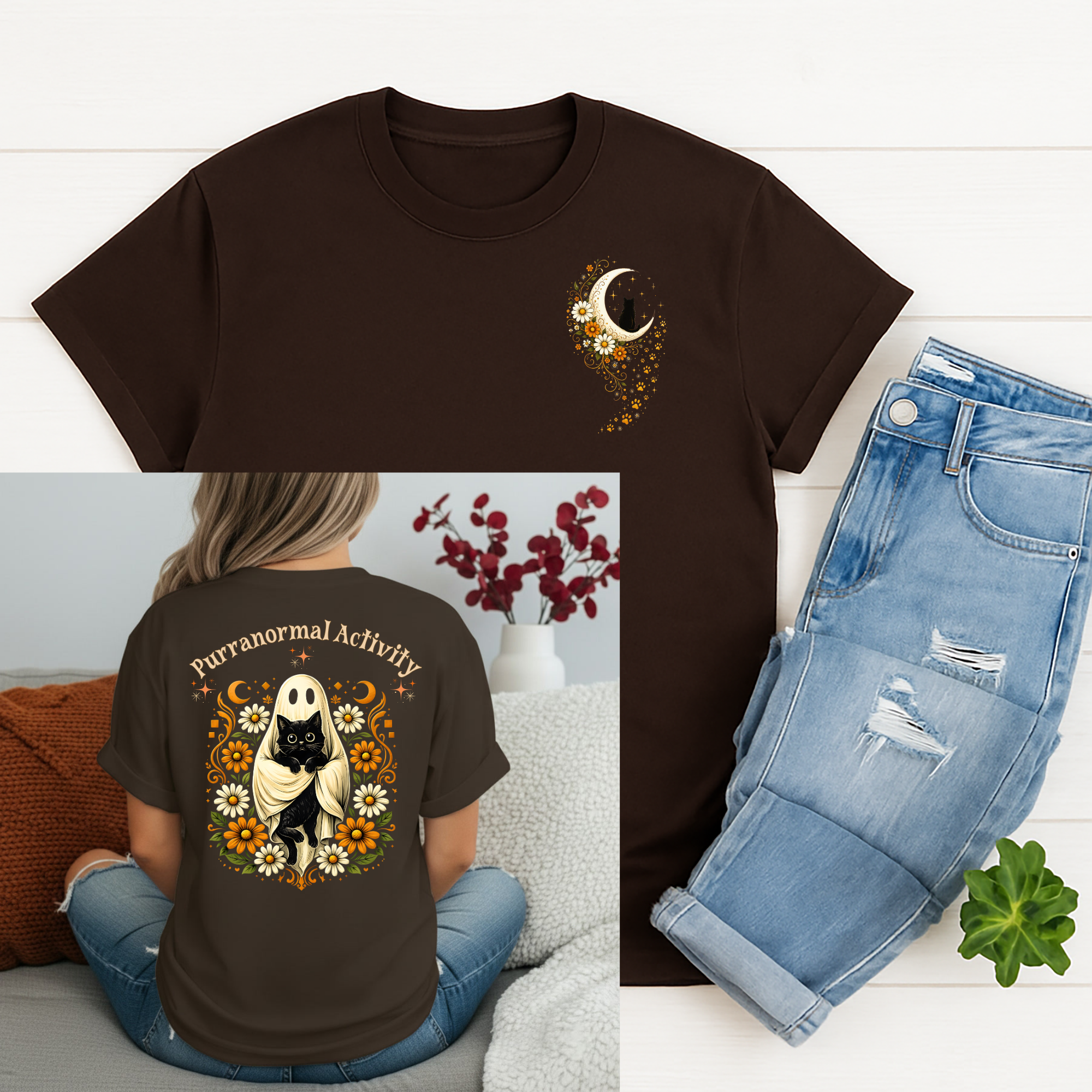 Purranormal Activity Tee – Pocket & Full Back Graphic
