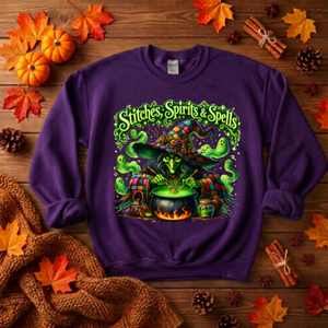 Stitches Spirits & Spells Sweatshirt TheCraftNook