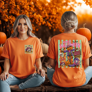 Howdy Halloween T-Shirt – Pocket & Back Graphic T-Shirt TheCraftNook
