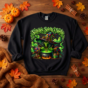 Stitches Spirits & Spells Sweatshirt TheCraftNook