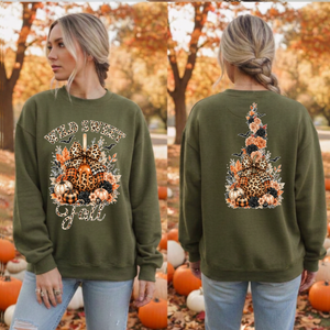 Wild Sweet Fall Sweatshirt – Front & Back Halloween Cottagecore Graphic TheCraftNook