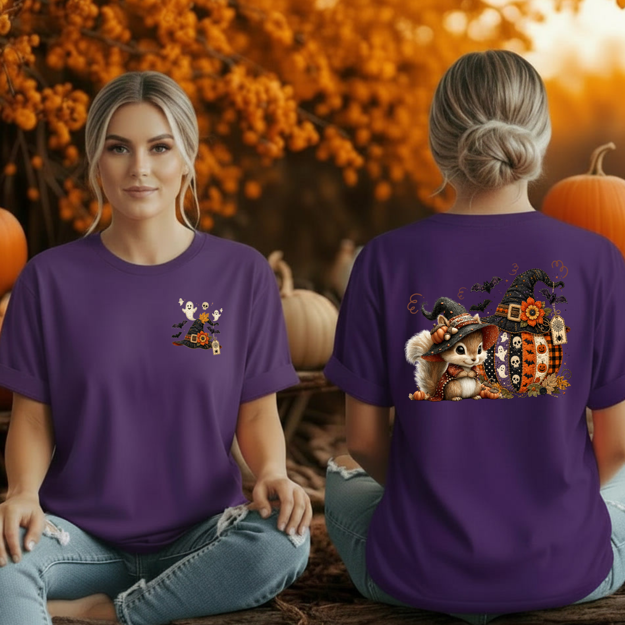 Cozy Vibes Graphic Tee – Pocket & Back Print
